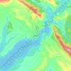 Basohli topographic map, elevation, terrain