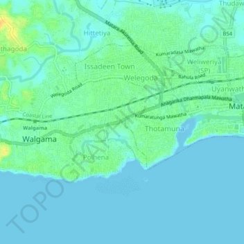 Pamburana topographic map, elevation, terrain