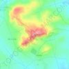 Carrascal topographic map, elevation, terrain