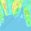 Giants Neck topographic map, elevation, terrain