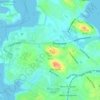 Squirrel Hill topographic map, elevation, terrain