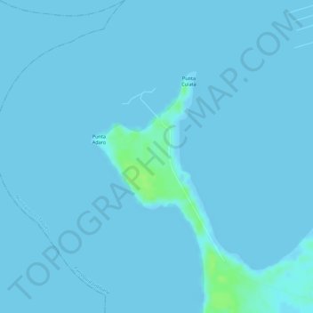 Adaro topographic map, elevation, terrain