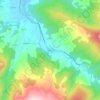 Trebuesto topographic map, elevation, terrain