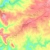 Cernache do Bonjardim topographic map, elevation, terrain