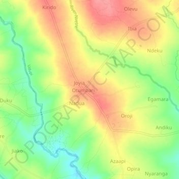 Manipi topographic map, elevation, terrain