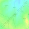 Mandawali topographic map, elevation, terrain
