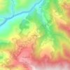 Kanglung topographic map, elevation, terrain