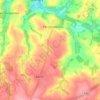 Penhallow topographic map, elevation, terrain
