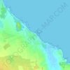 San Foca topographic map, elevation, terrain
