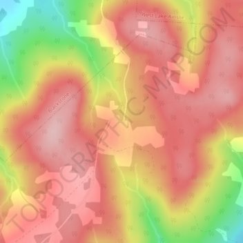 Mount Young topographic map, elevation, terrain
