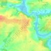 Les Fourneaux topographic map, elevation, terrain