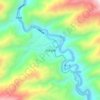 丙中洛镇 topographic map, elevation, terrain