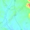 Kaluthara topographic map, elevation, terrain