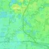 Green Grass Acres topographic map, elevation, terrain