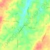 Allensville topographic map, elevation, terrain