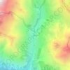 Chambran topographic map, elevation, terrain