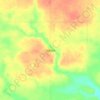 Sedalia topographic map, elevation, terrain