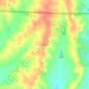 Fulkerson topographic map, elevation, terrain