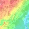 Adelsreute topographic map, elevation, terrain
