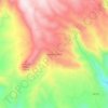 Canton El Faro topographic map, elevation, terrain