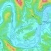 Danli topographic map, elevation, terrain