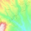 Zacango topographic map, elevation, terrain