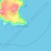 Ponta de Leste topographic map, elevation, terrain
