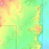 Goblin Valley topographic map, elevation, terrain