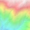 El Morro topographic map, elevation, terrain