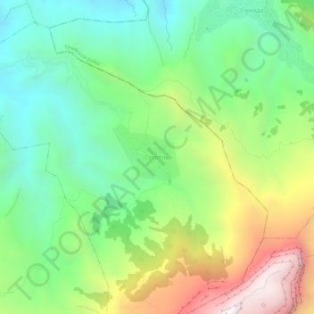 Gogotl topographic map, elevation, terrain