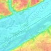 Les Fougerêts topographic map, elevation, terrain