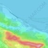 Salt Marsh topographic map, elevation, terrain