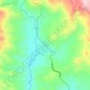 Kuya topographic map, elevation, terrain