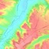 Les Méjas topographic map, elevation, terrain