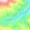 Rineh topographic map, elevation, terrain