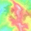 Casais do Monte topographic map, elevation, terrain