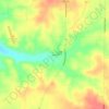 Hornet topographic map, elevation, terrain