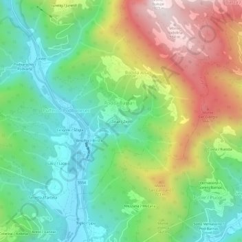 Zeiaz topographic map, elevation, terrain