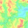 Naranjal topographic map, elevation, terrain