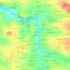 La Ganche topographic map, elevation, terrain