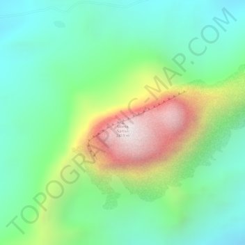 Mount Namuli topographic map, elevation, terrain