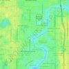 Gilberts topographic map, elevation, terrain