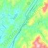 Cherry Log topographic map, elevation, terrain