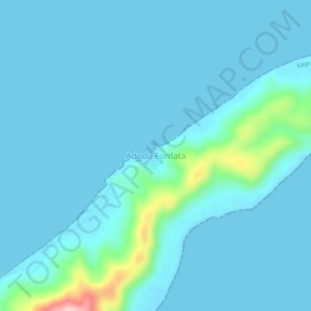 Adodo Fordata topographic map, elevation, terrain
