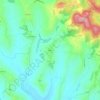 Zanco topographic map, elevation, terrain