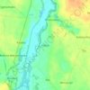 Kalina topographic map, elevation, terrain