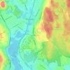 Symmes Corner topographic map, elevation, terrain