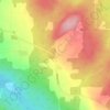 Maple Leaf topographic map, elevation, terrain
