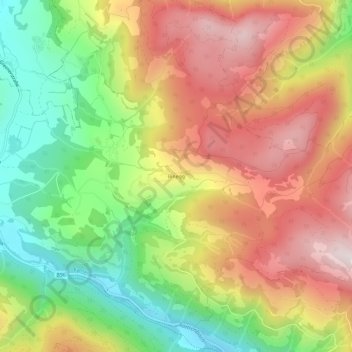 Rinegg topographic map, elevation, terrain