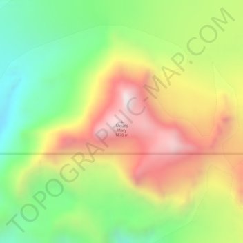 Mount Mary Topographic Map, Elevation, Terrain